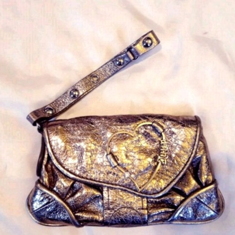 Rose-gold Juicy Couture Wristlet